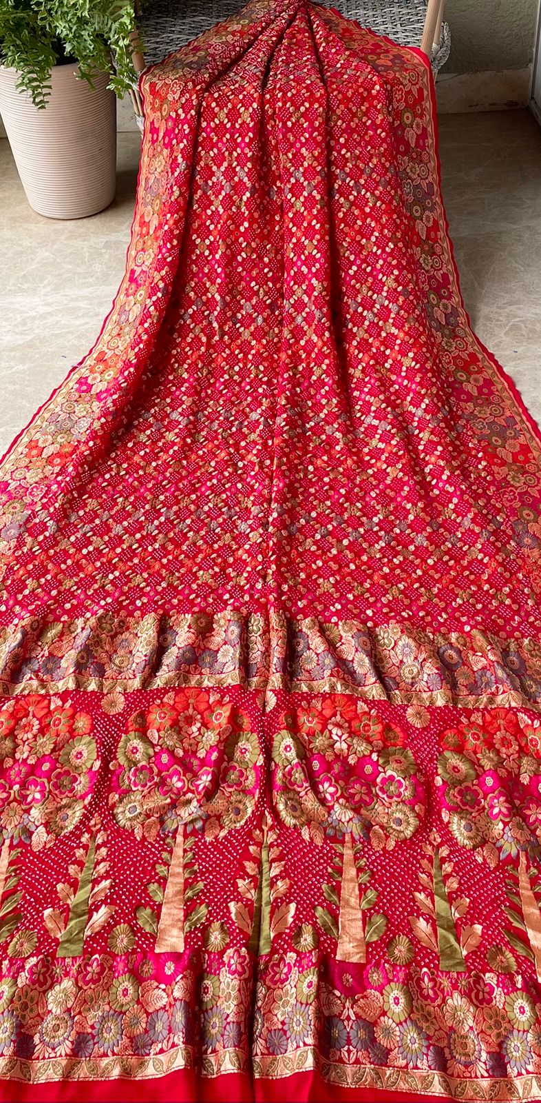 Prisha - Gift from God Meenakari Motif Saree