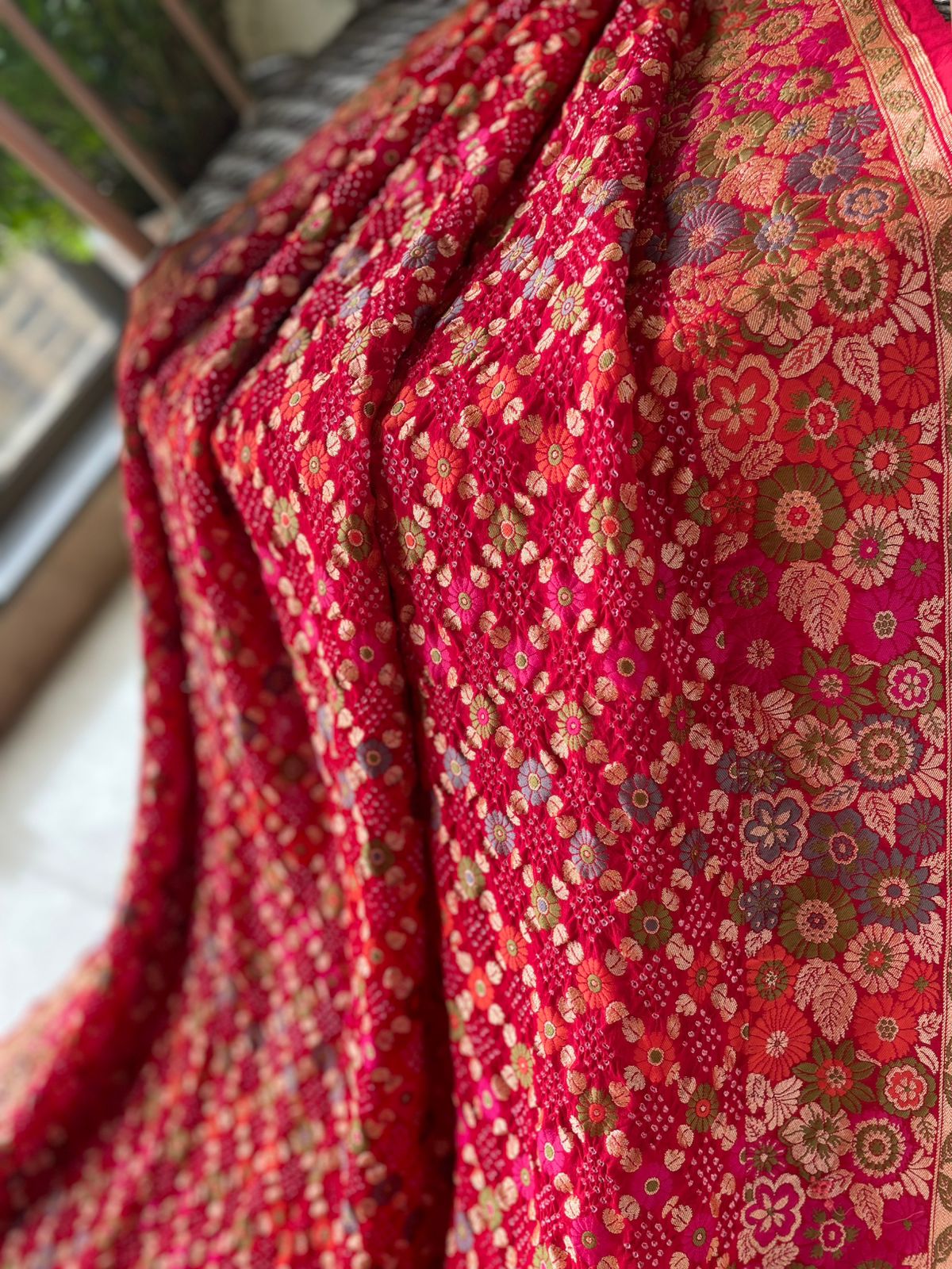 Prisha - Gift from God Meenakari Motif Saree