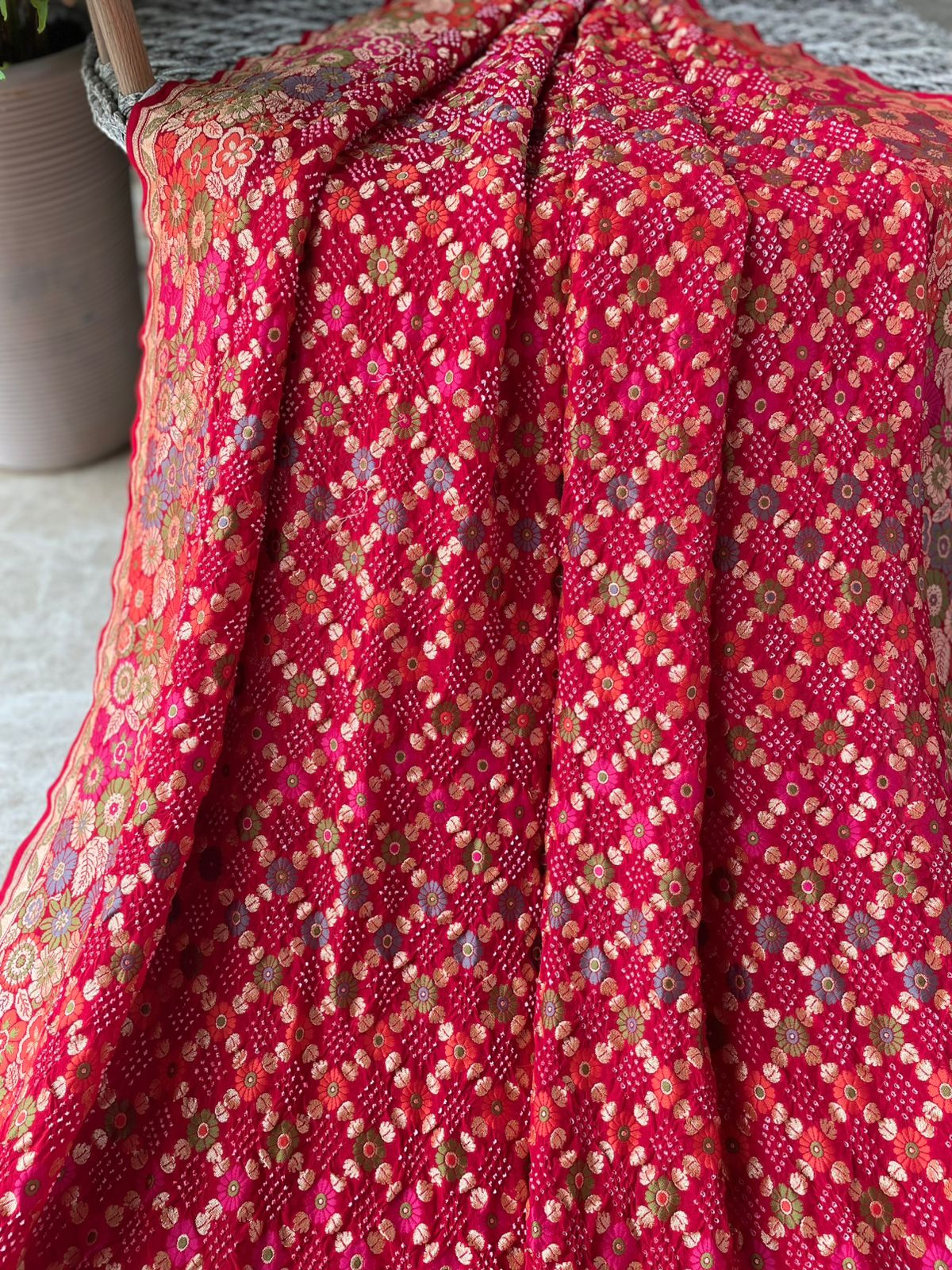 Prisha - Gift from God Meenakari Motif Saree