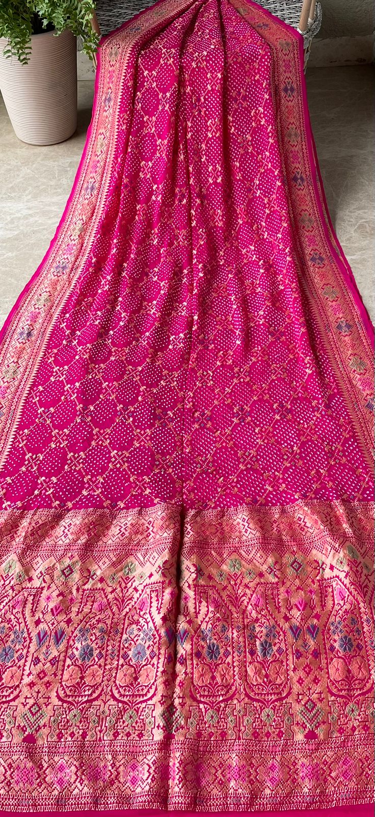 Anjali - Gift To God Meenakari Saree