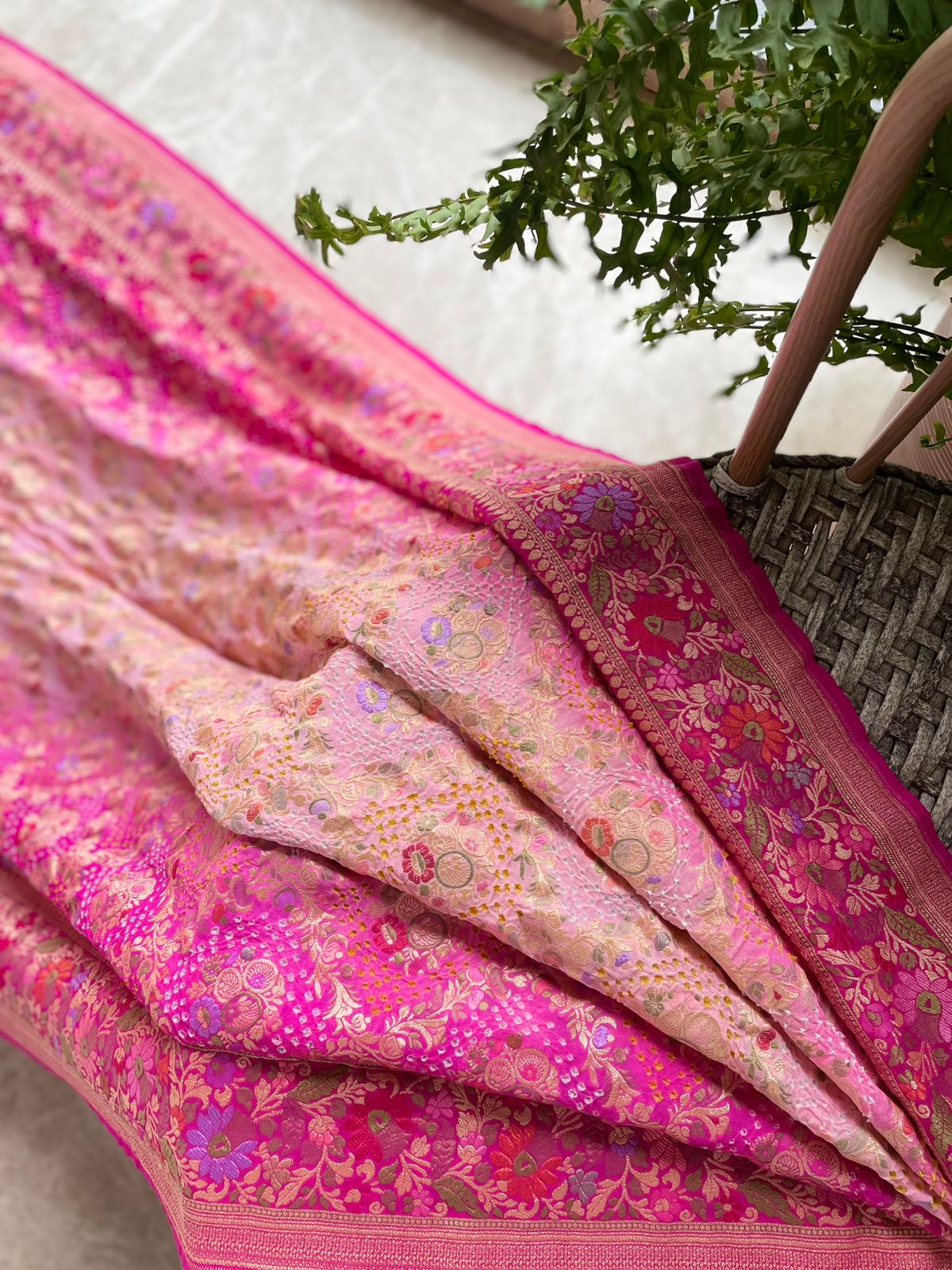 Vandana - Prayers Meenakari Motif Saree