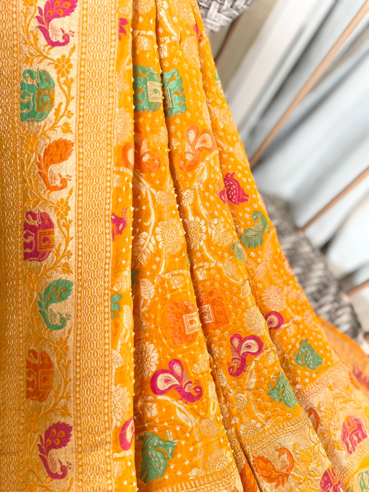 Isha - The Protector Meenakari Motif Dupatta