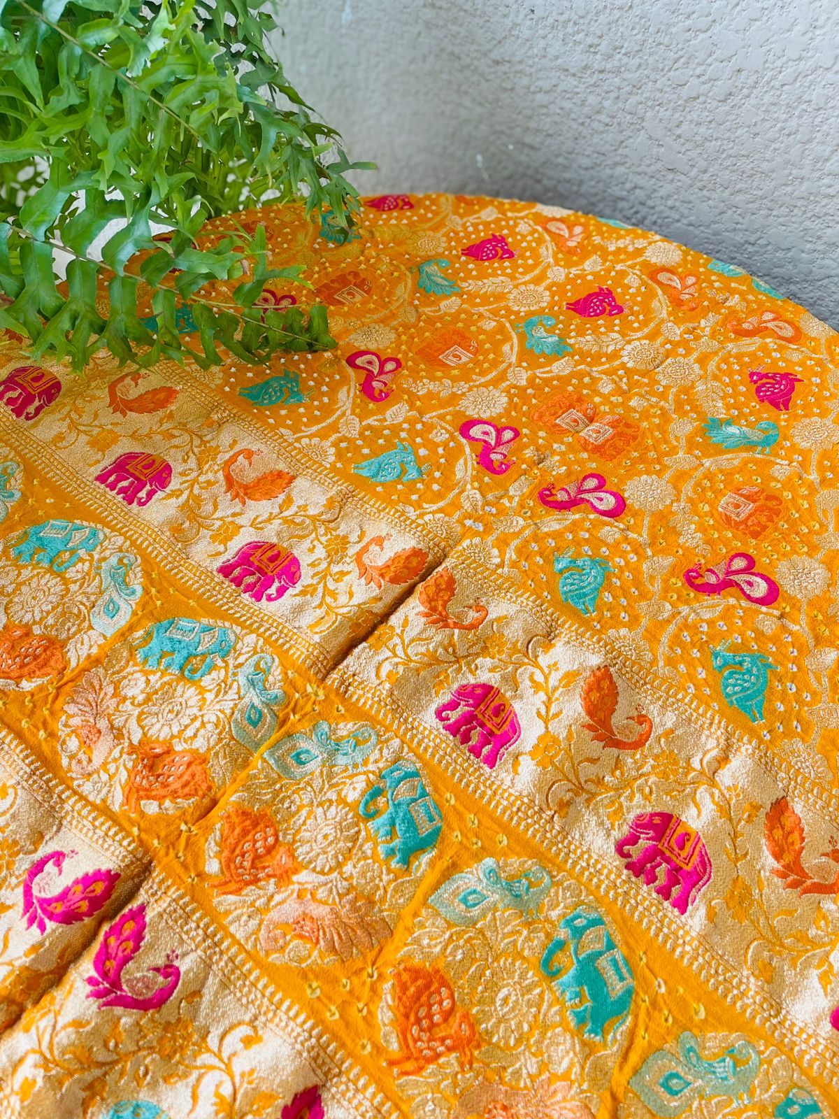 Isha - The Protector Meenakari Motif Dupatta