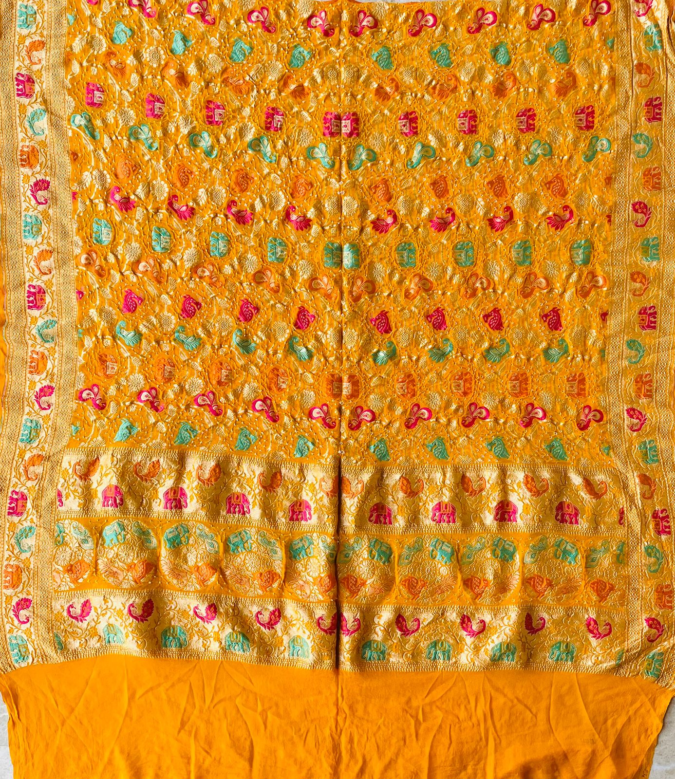 Isha - The Protector Meenakari Motif Dupatta