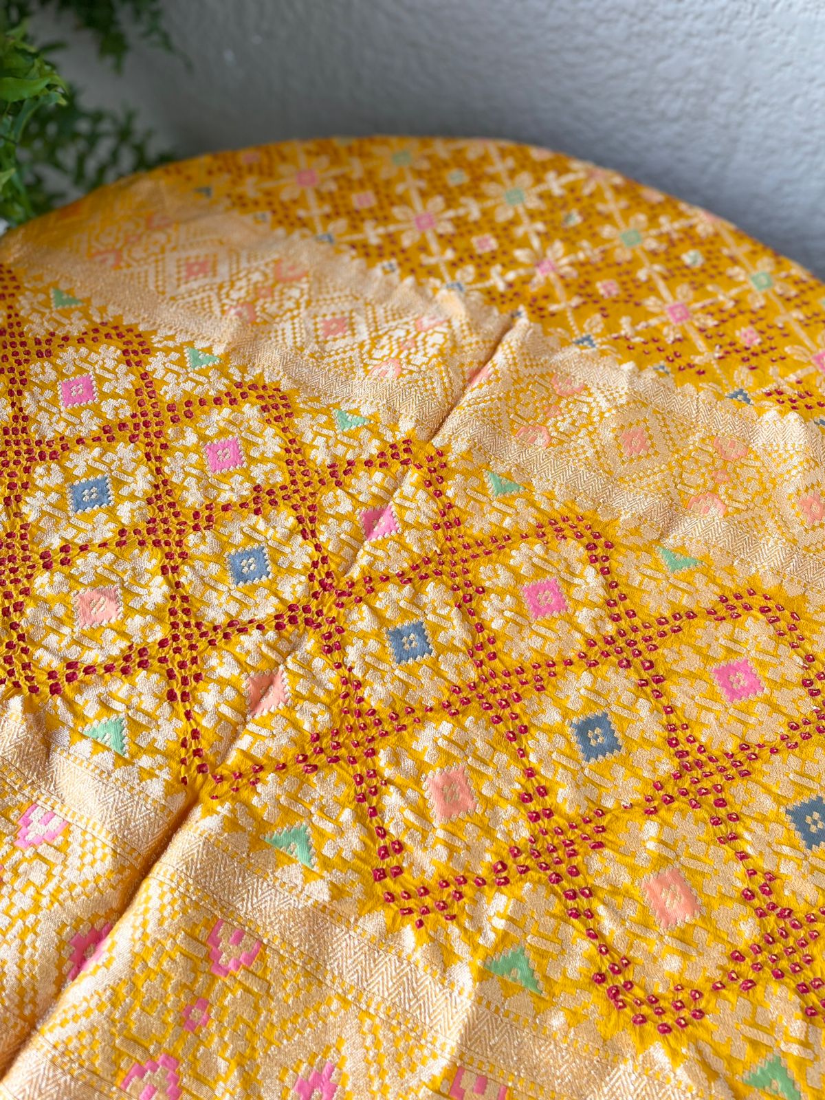 Nalini - Mother Of The Vedas Meenakari Dupatta