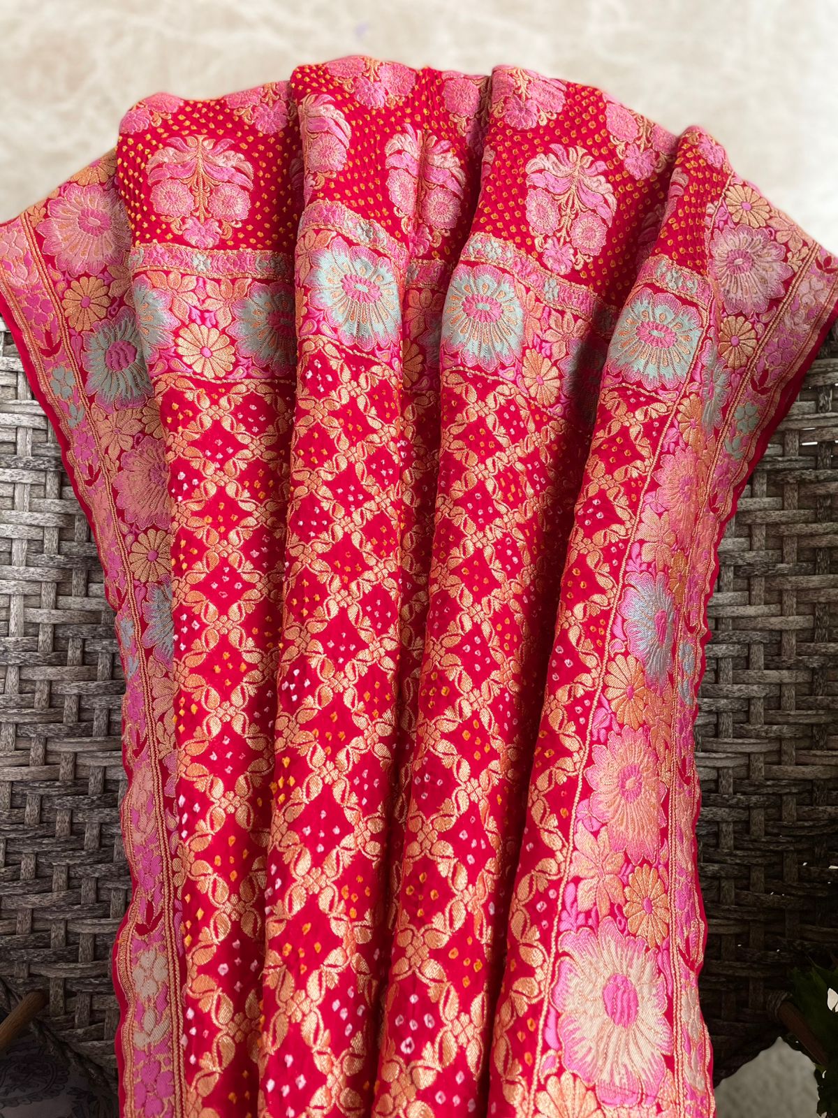 Chetna - Consciousness Meenakari Motif Dupatta