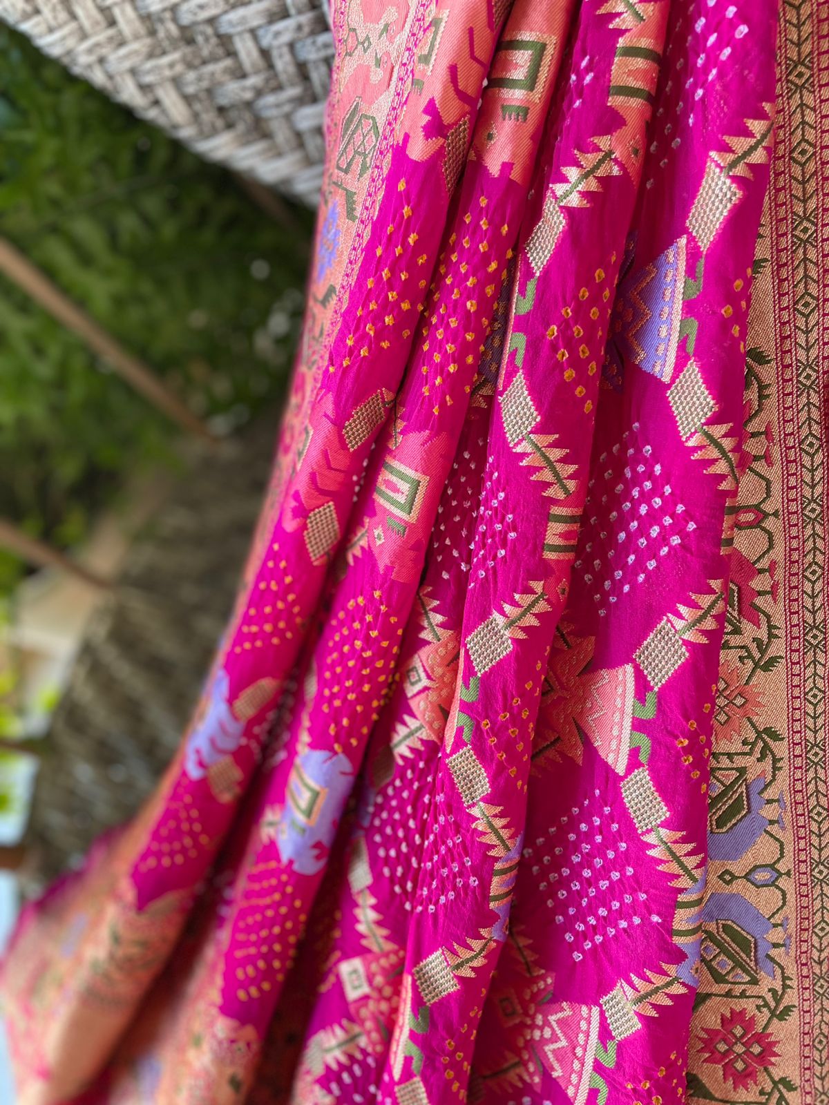 Paheli - The Mystic Creation Meenakari Motif Dupatta