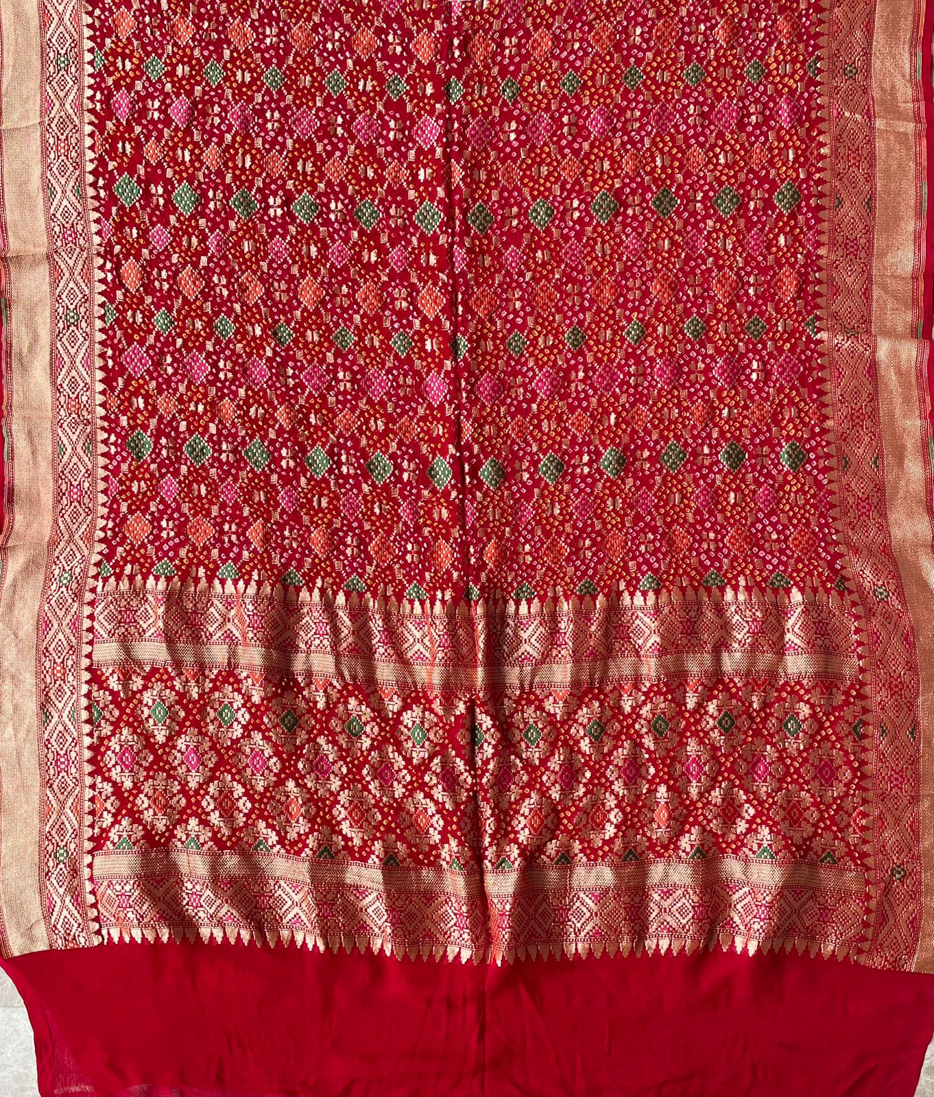 Padmini - Lotus Plant Meenakari Dupatta