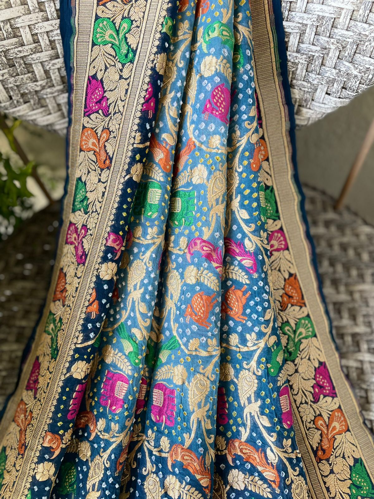 Rithvi - The Beauty Of Colours Meenakari Motif Dupatta