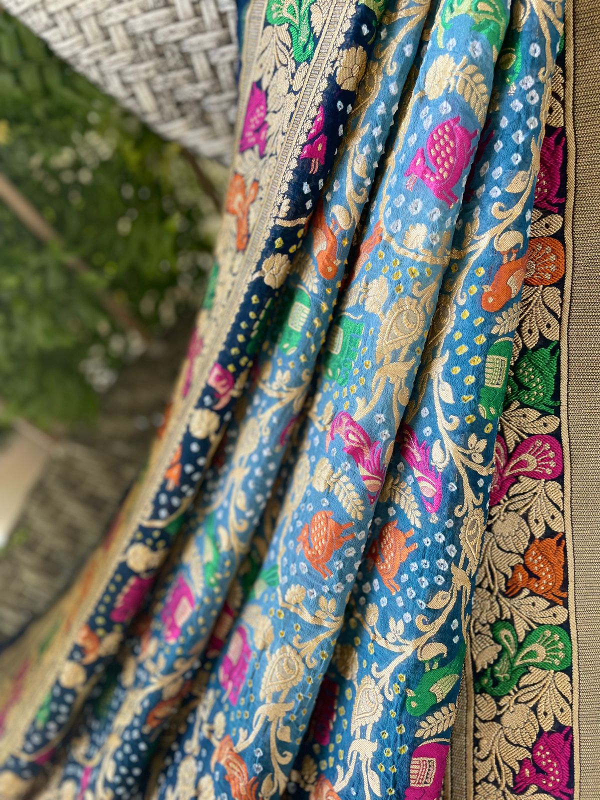 Rithvi - The Beauty Of Colours Meenakari Motif Dupatta