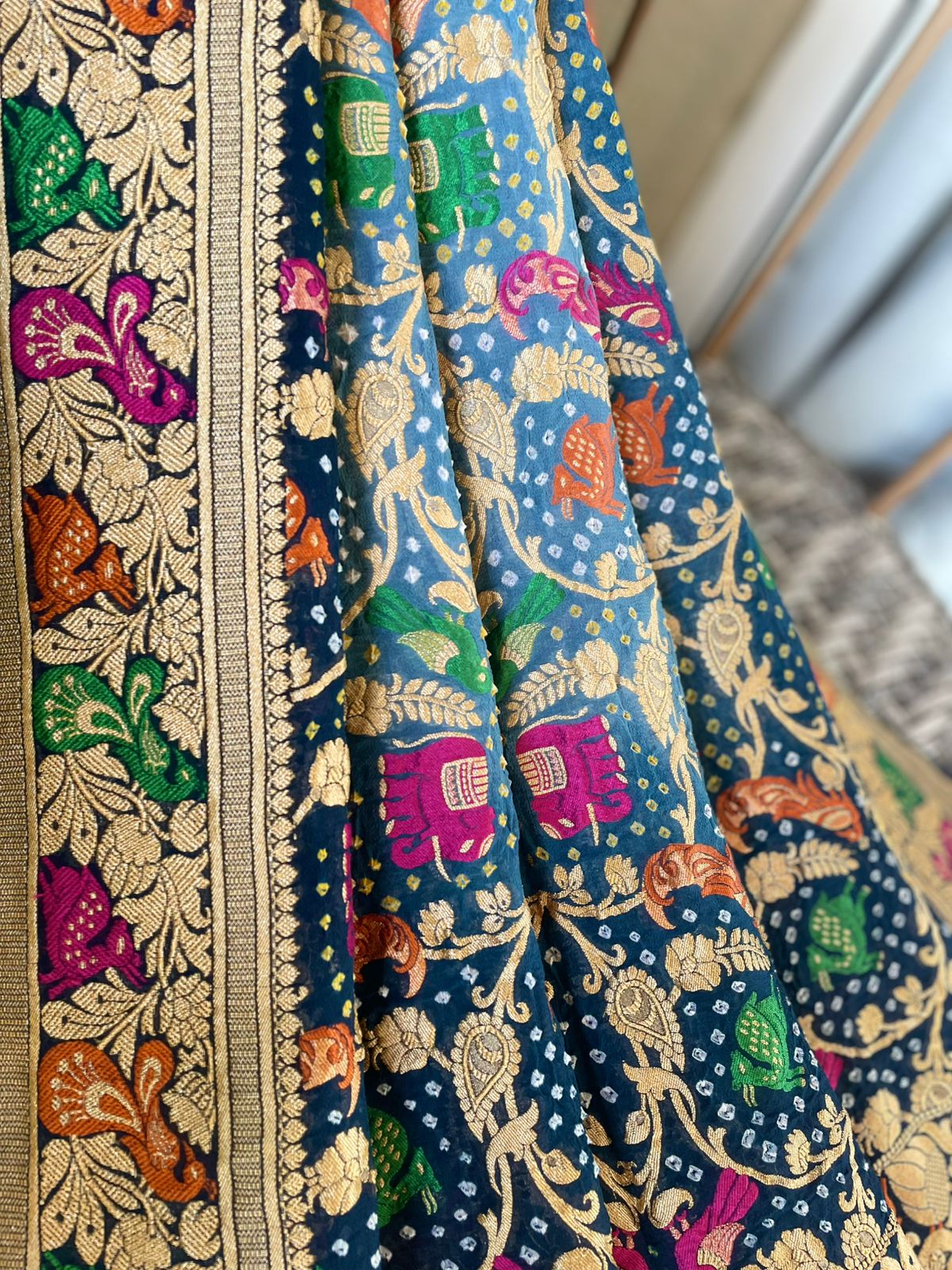 Rithvi - The Beauty Of Colours Meenakari Motif Dupatta
