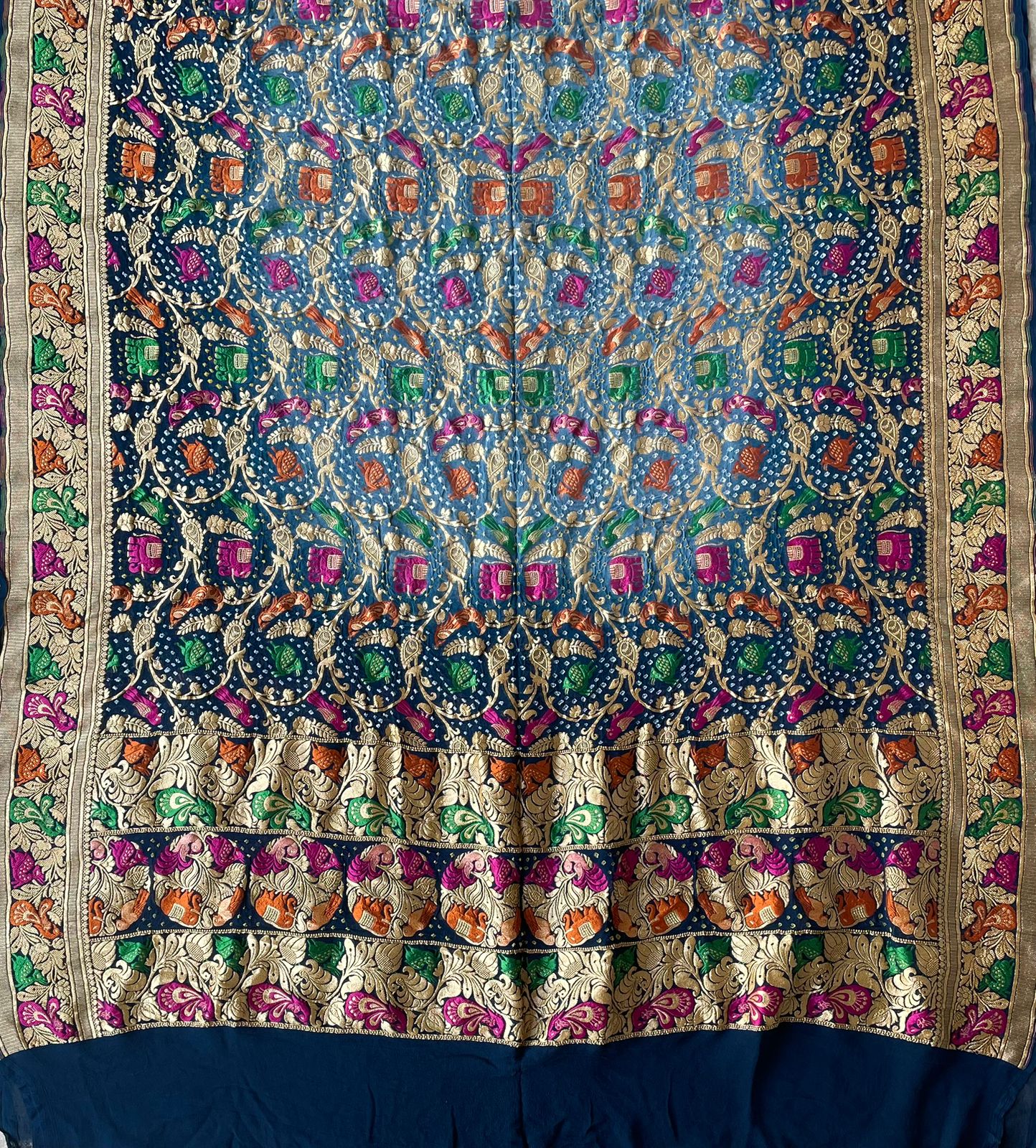 Rithvi - The Beauty Of Colours Meenakari Motif Dupatta