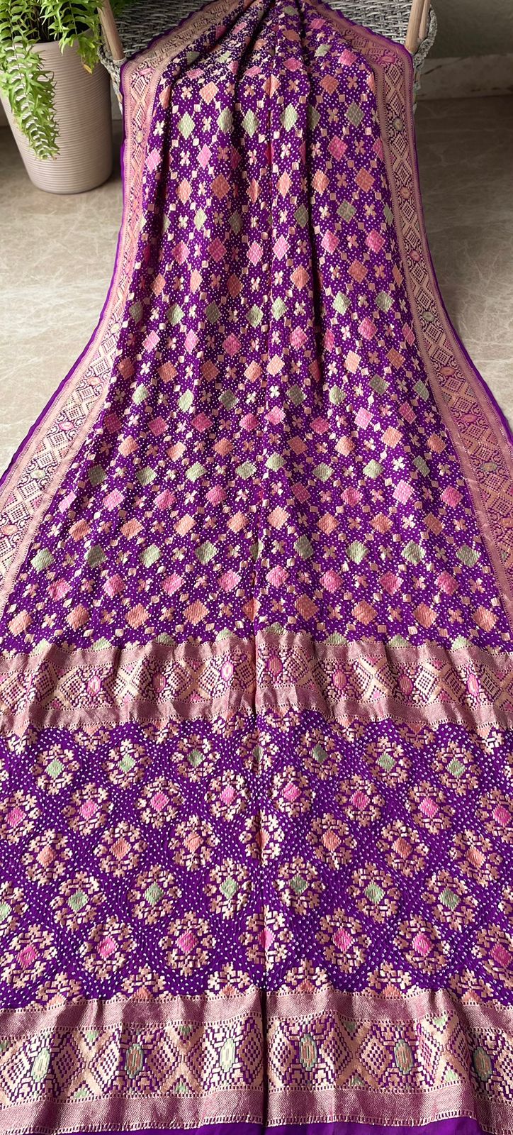 Raagini - A melody Meenakari Saree
