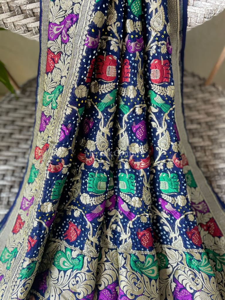 Anvika - The Definition Of Beauty Meenakari Motif Dupatta Dupatta