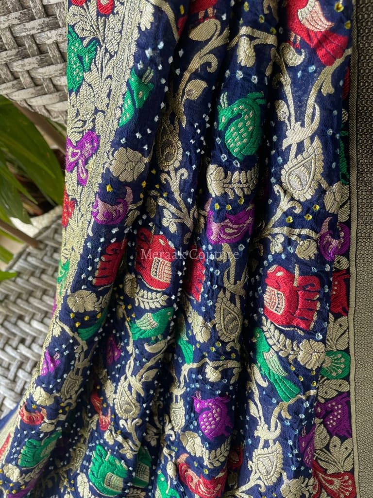 Anvika - The Definition Of Beauty Meenakari Motif Dupatta Dupatta