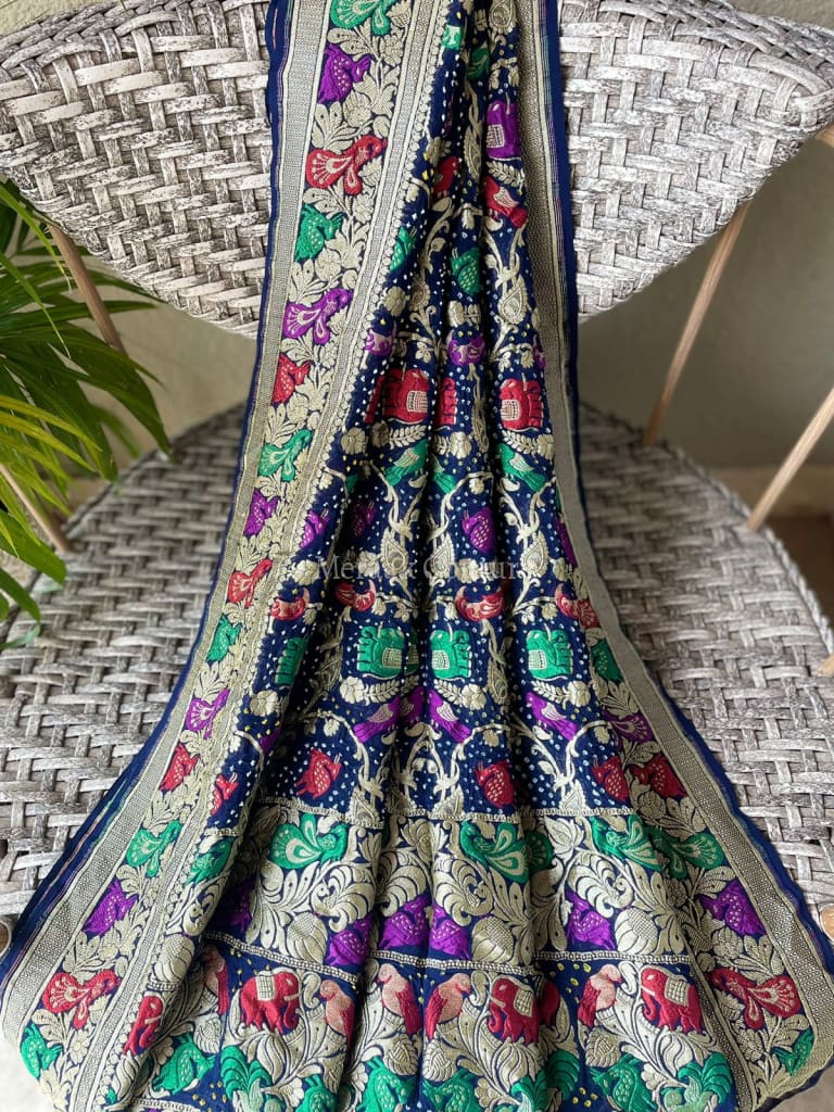 Anvika - The Definition Of Beauty Meenakari Motif Dupatta Dupatta