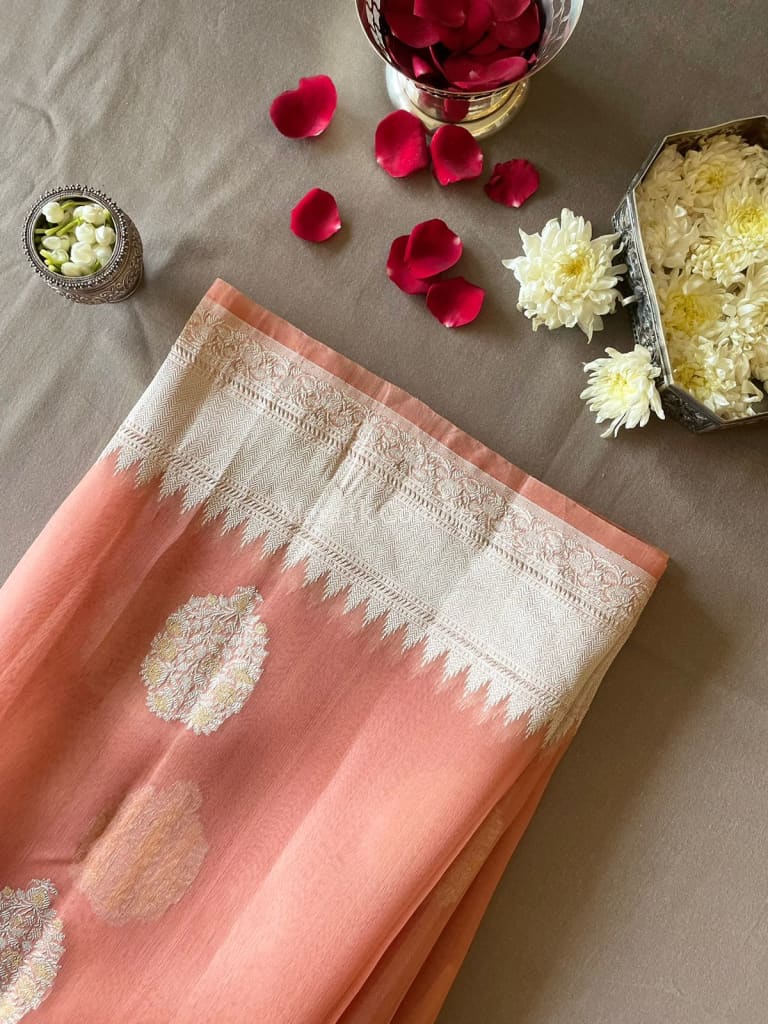 Anya - Full Of Grace Banarasi Tissue Silk Saree Saree