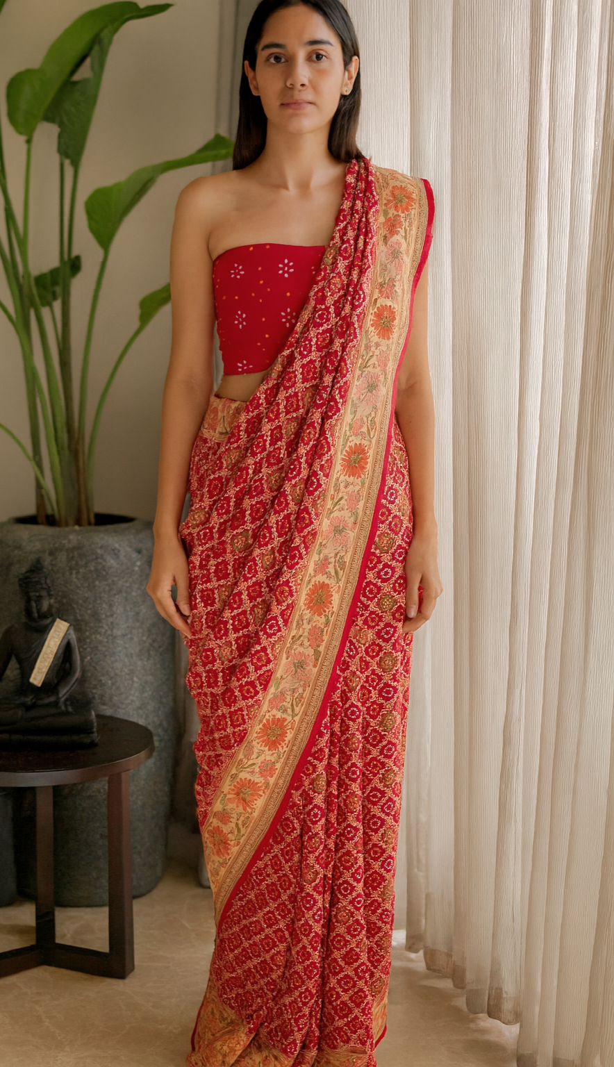 Kashvi - Shining Star Meenakari Motif Saree