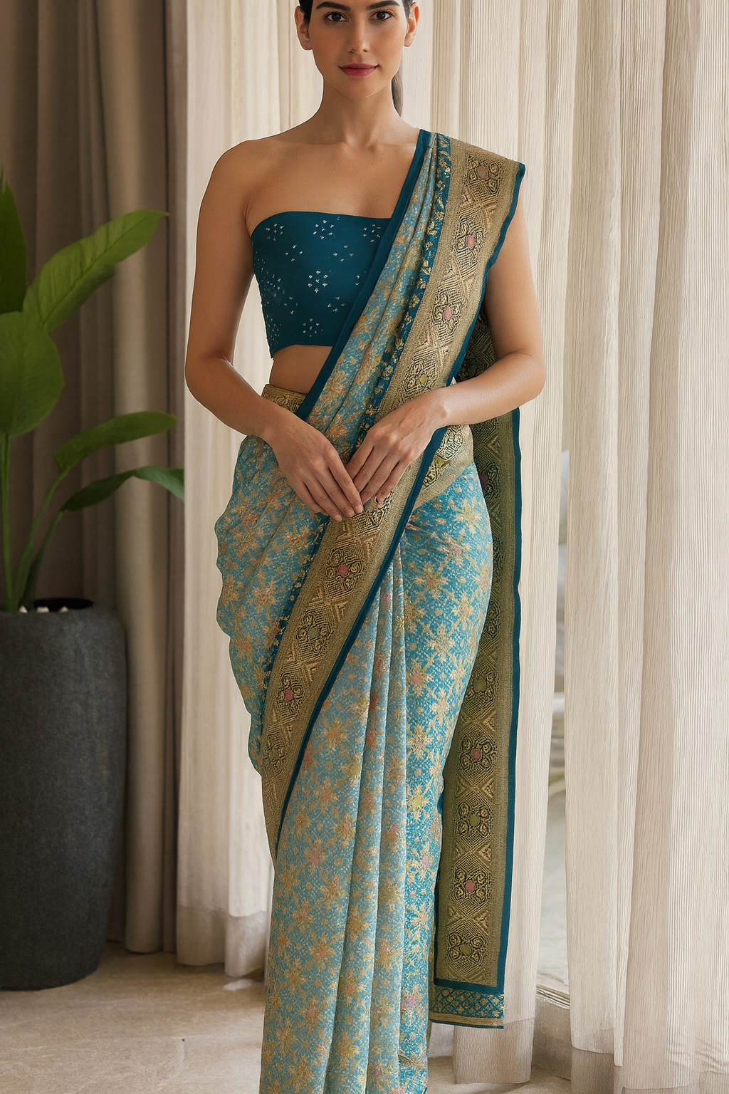 Anita - Graceful Meenakari Saree