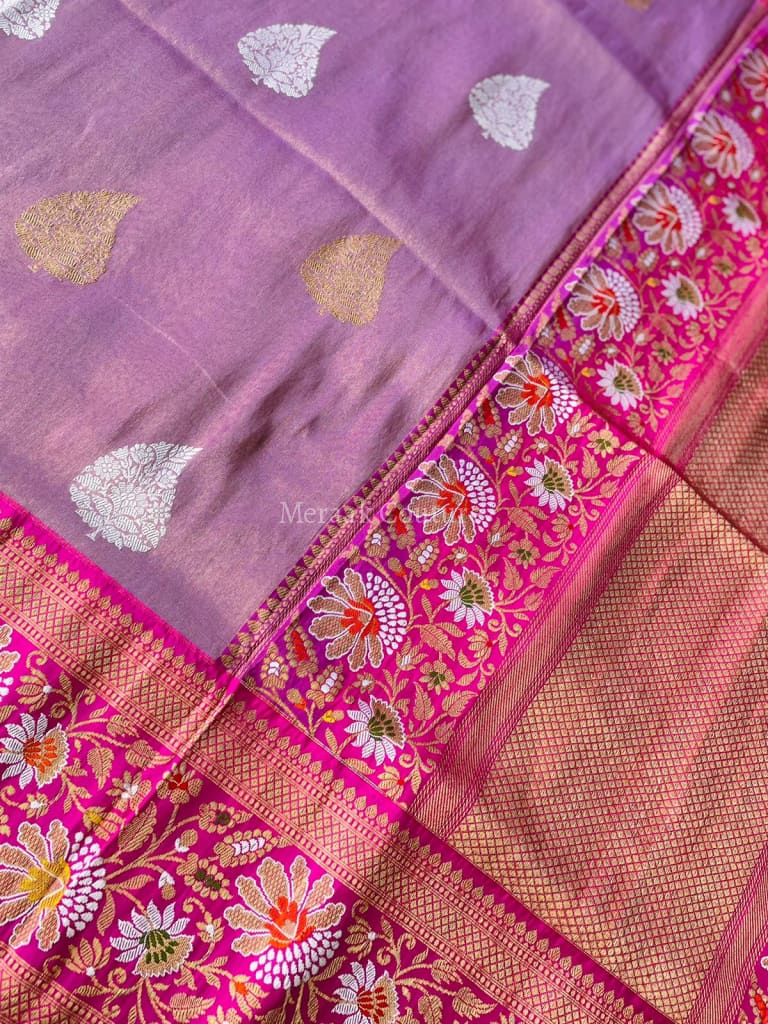 Heer - Heavenly Gift Of God Banarasi Organza Silk Saree Dupatta