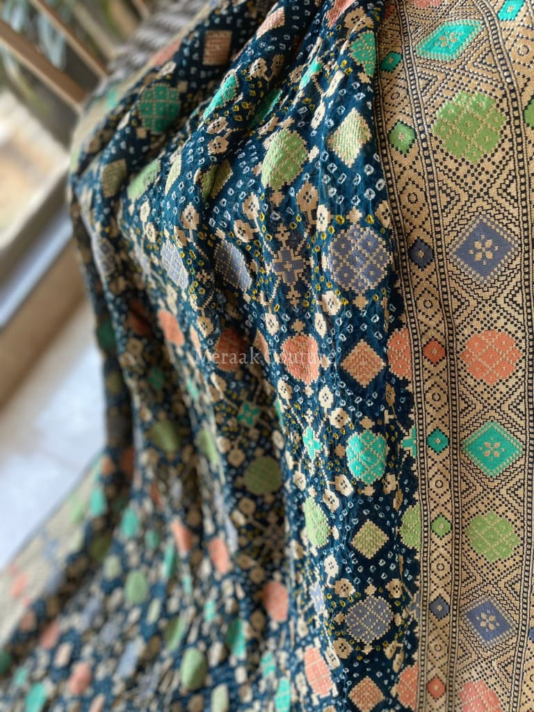 Nirjara - A Warrior Meenakari Saree