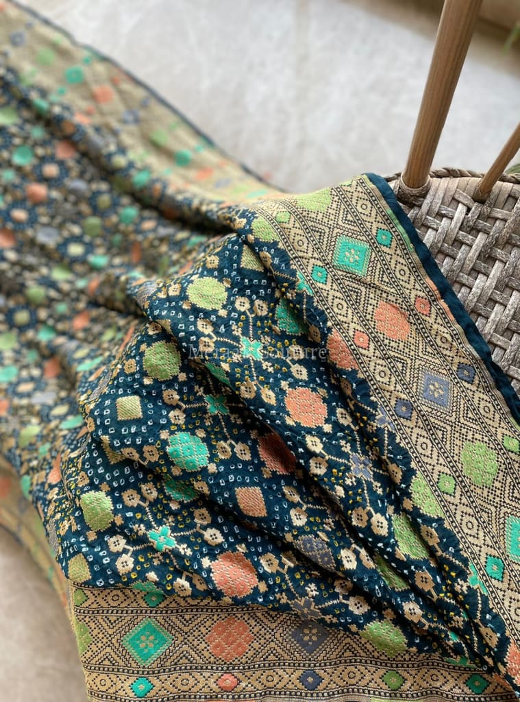 Nirjara - A Warrior Meenakari Saree