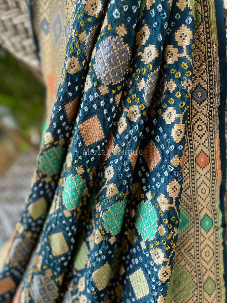 Nirjara - A Warrior Meenakari Saree