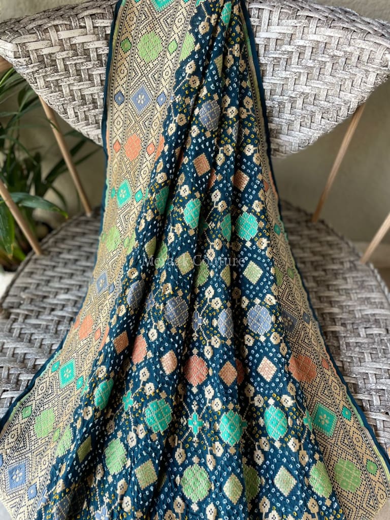 Nirjara - A Warrior Meenakari Saree