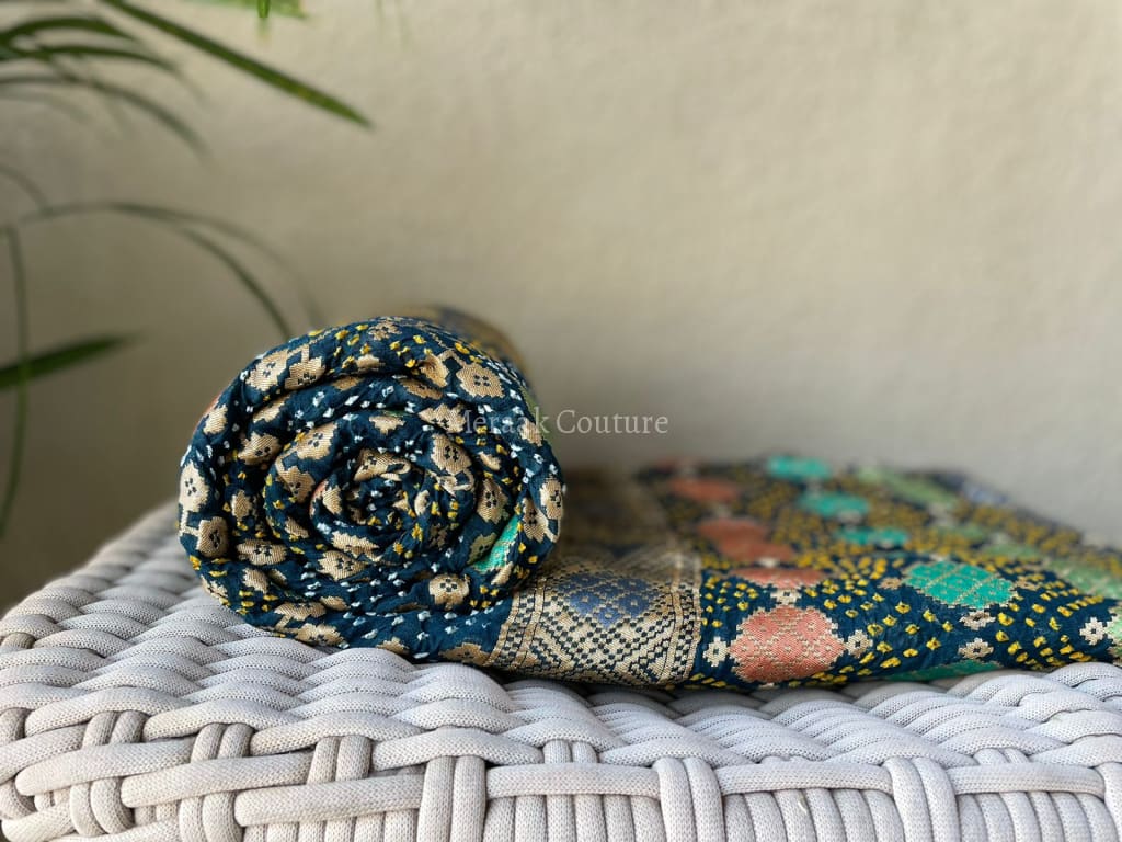 Nirjara - A Warrior Meenakari Saree