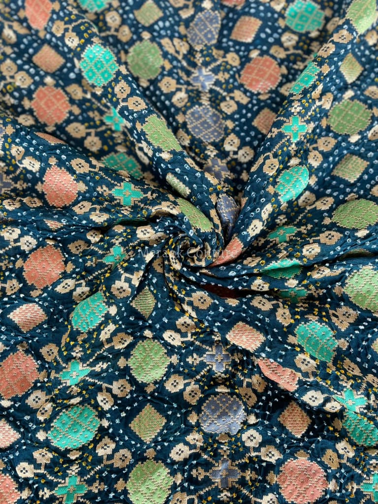 Nirjara - A Warrior Meenakari Saree
