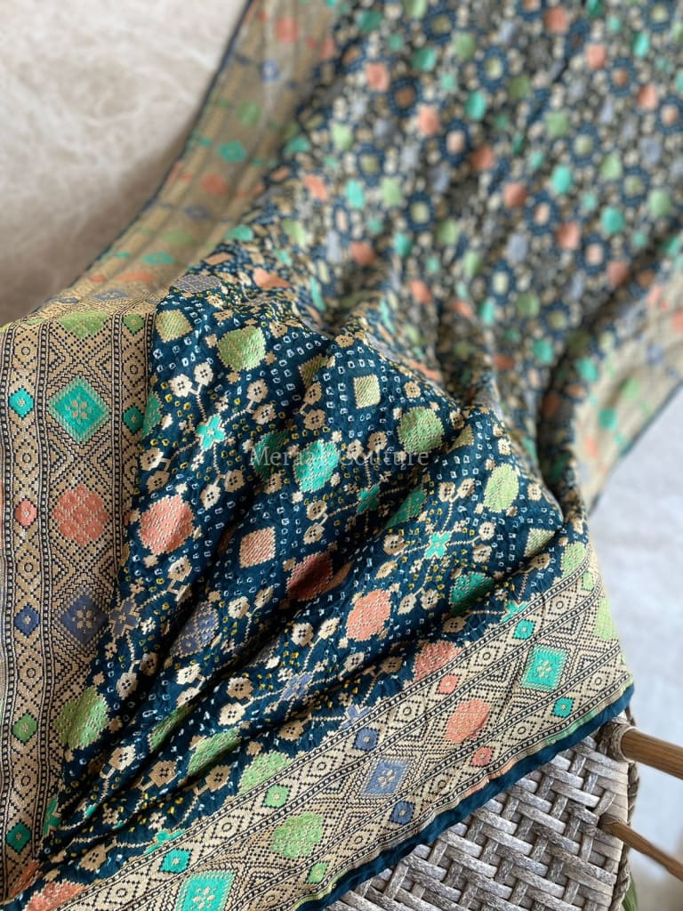 Nirjara - A Warrior Meenakari Saree