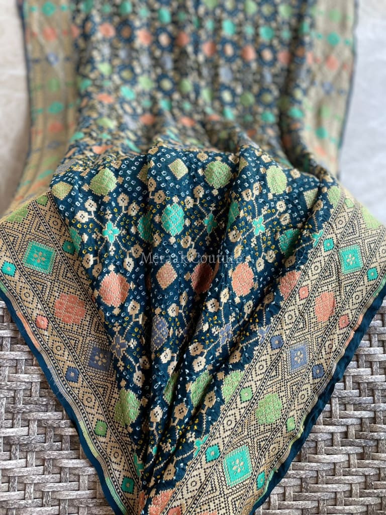 Nirjara - A Warrior Meenakari Saree