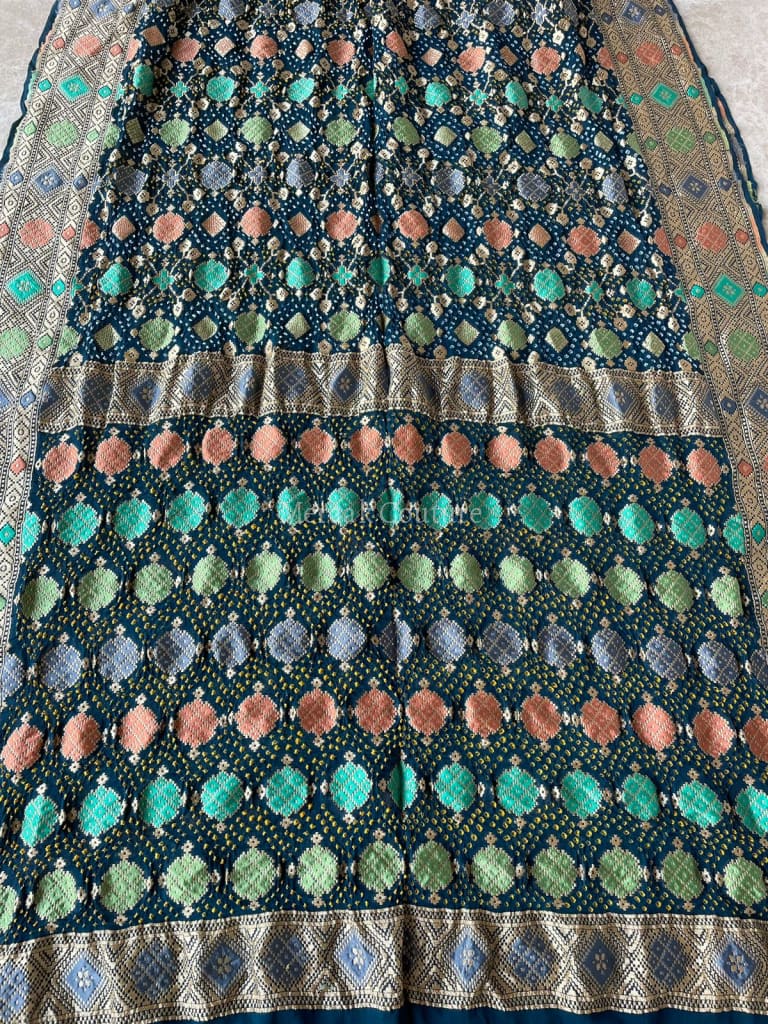 Nirjara - A Warrior Meenakari Saree