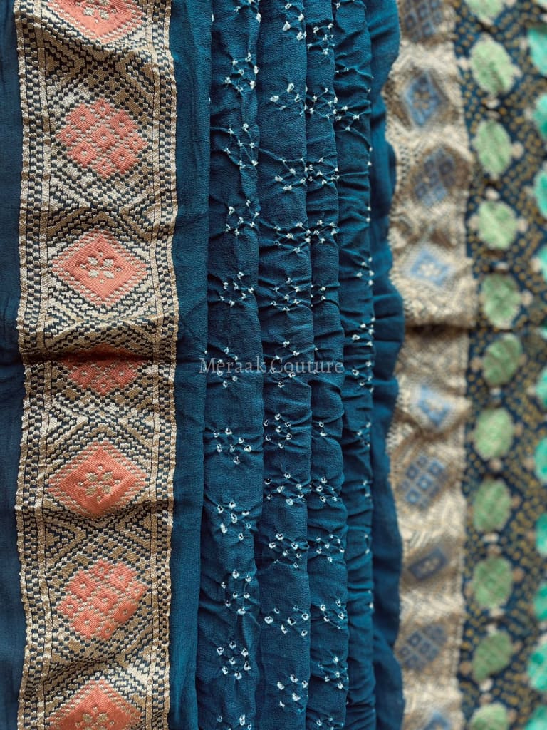 Nirjara - A Warrior Meenakari Saree