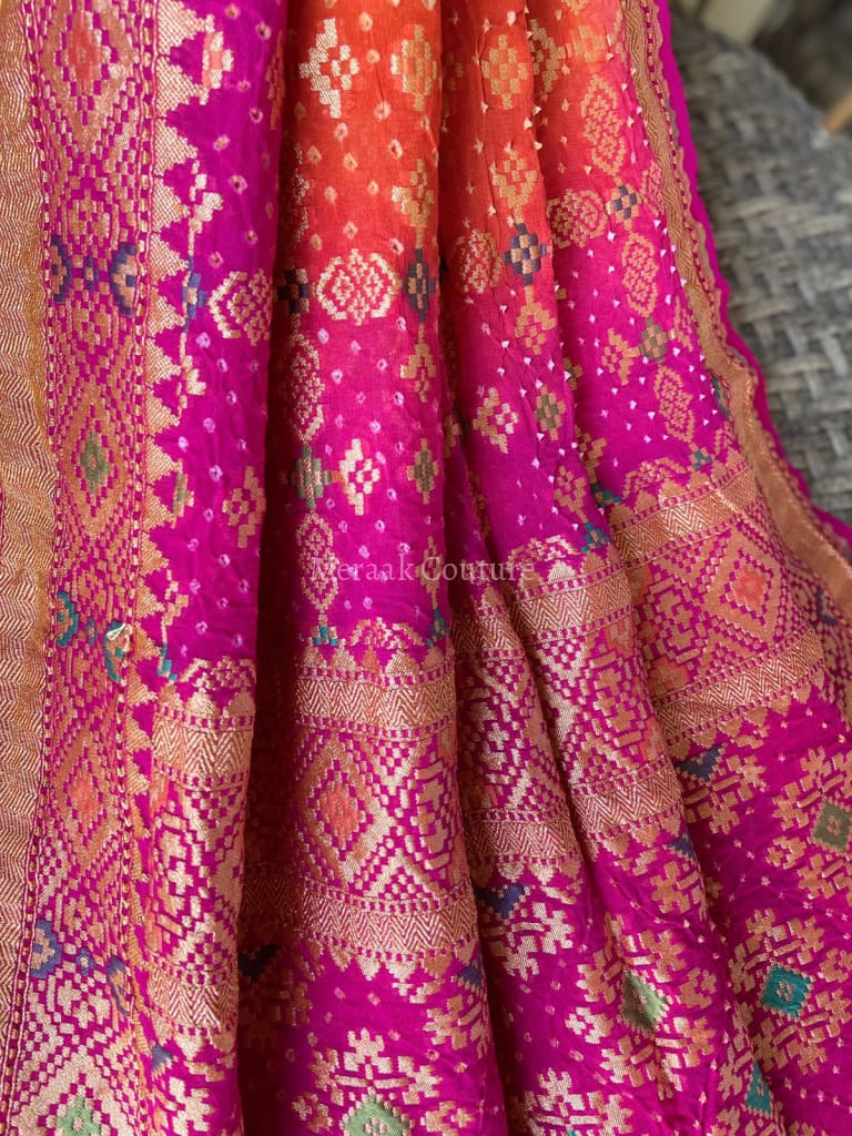 Padmini - Lotus Plant Meenakari Dupatta Dupatta