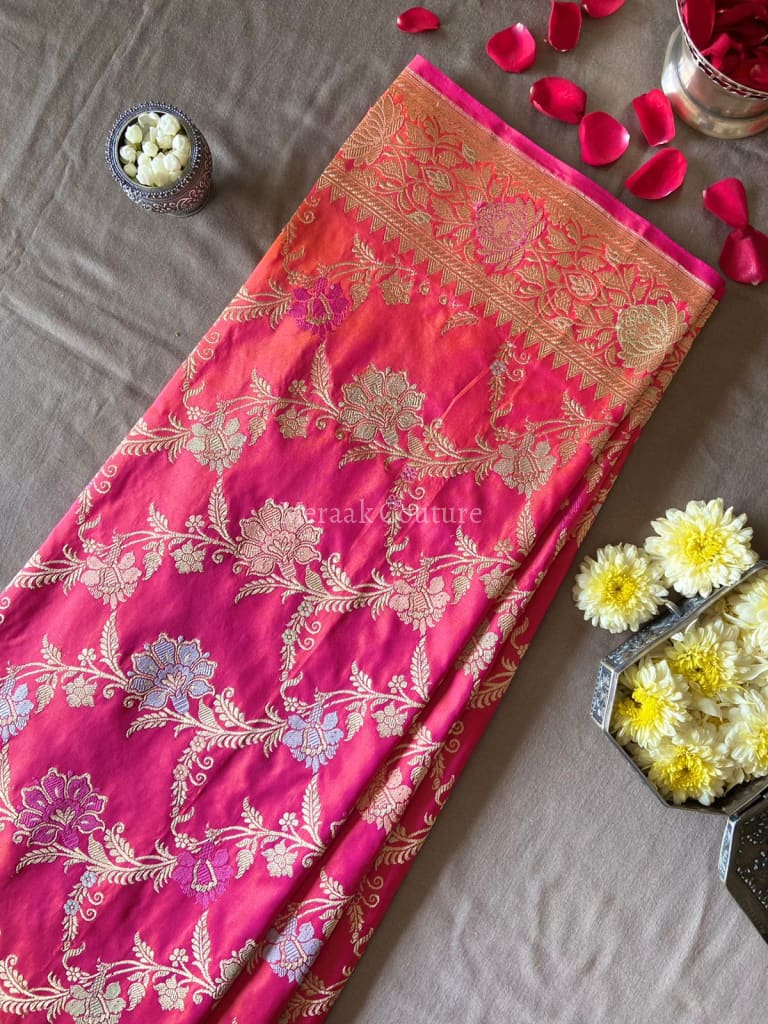 Shubhra - Holy River Ganga Banarasi Silk Saree Saree