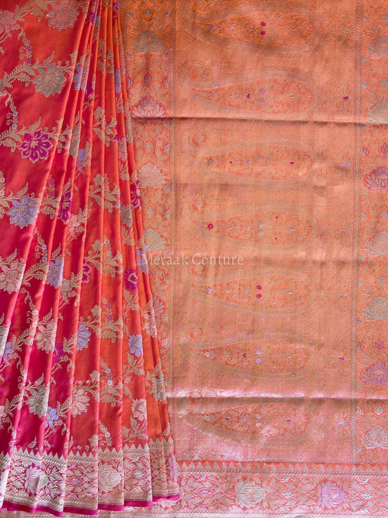 Shubhra - Holy River Ganga Banarasi Silk Saree Saree