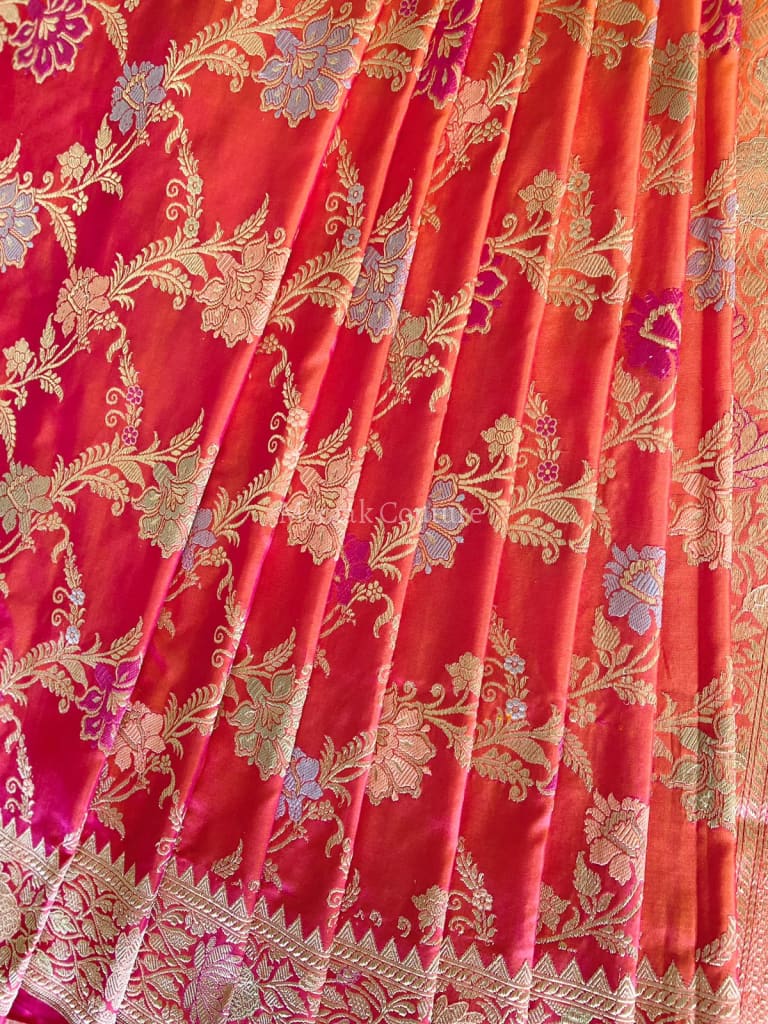 Shubhra - Holy River Ganga Banarasi Silk Saree Saree