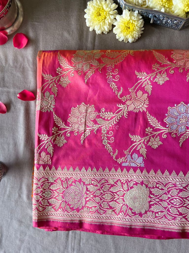 Shubhra - Holy River Ganga Banarasi Silk Saree Saree