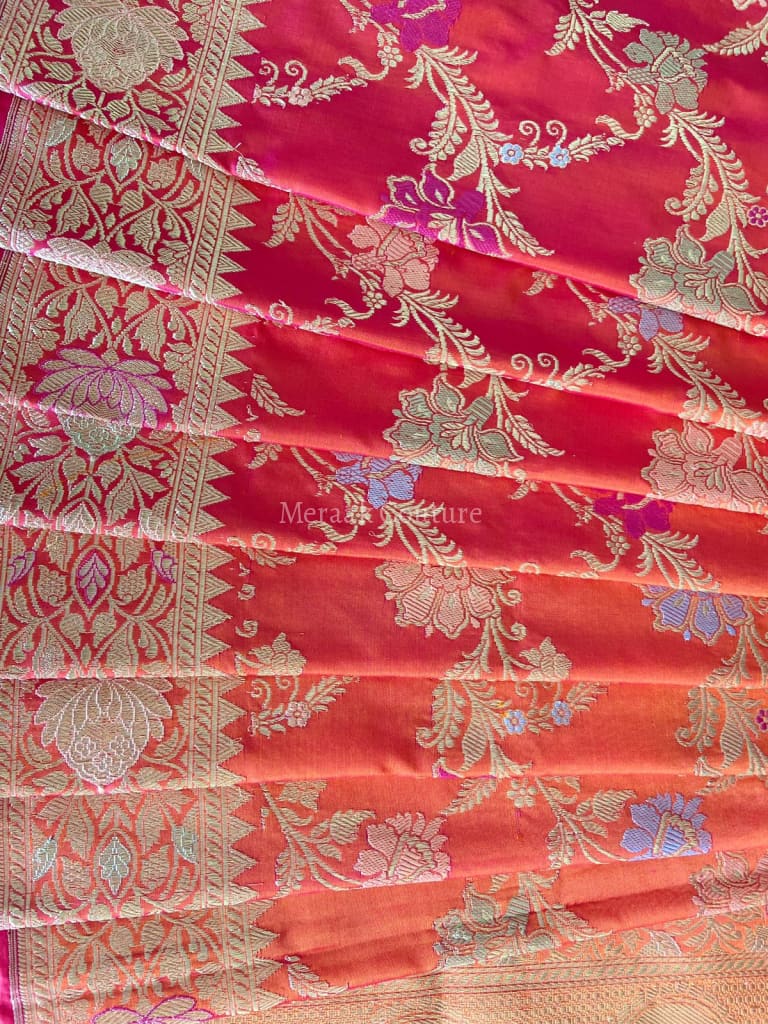 Shubhra - Holy River Ganga Banarasi Silk Saree Saree