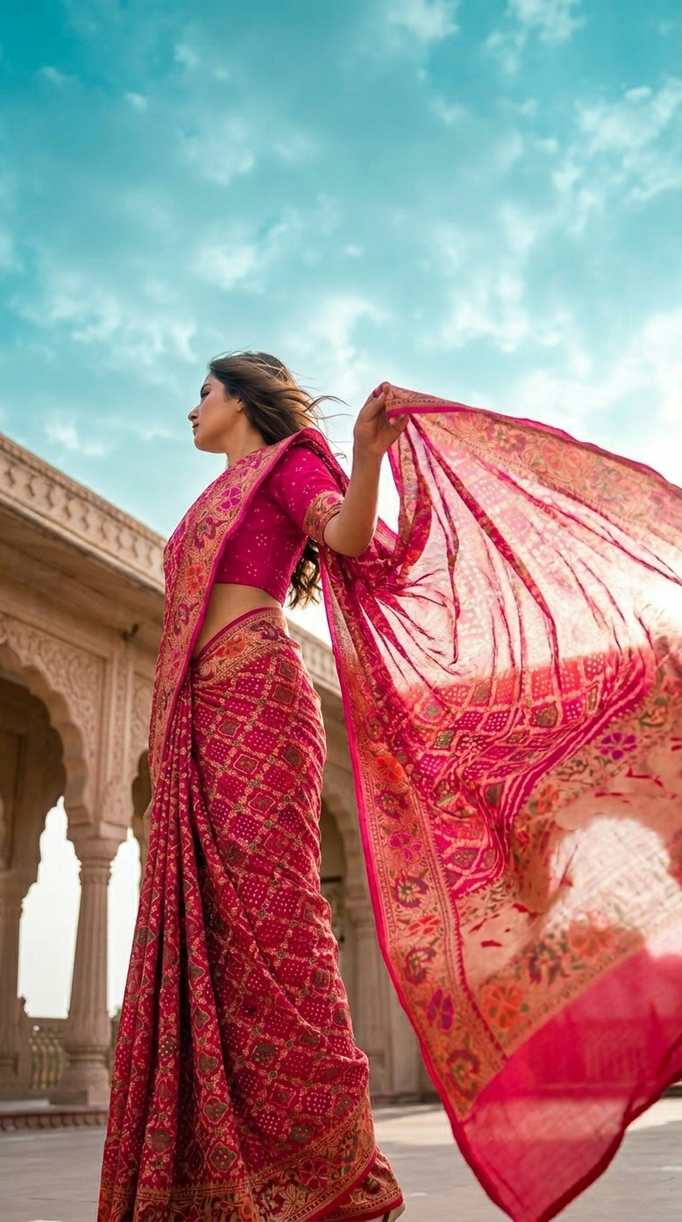 Classic Bandhani Sarees