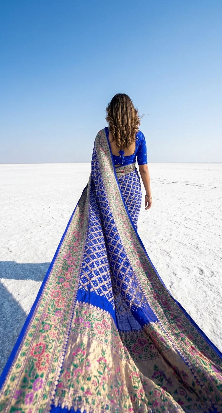 Luxury Tilfi Meenakari Sarees