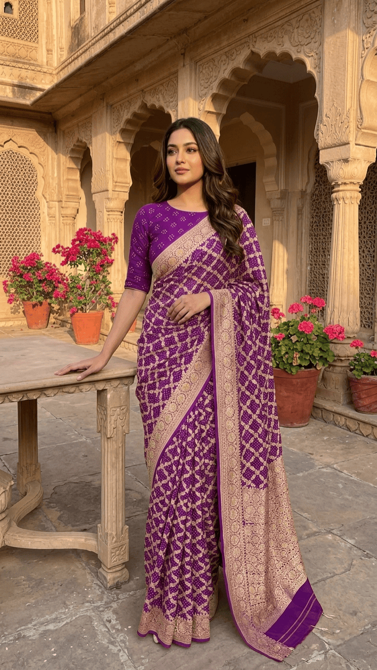 Classic Bandhani Sarees