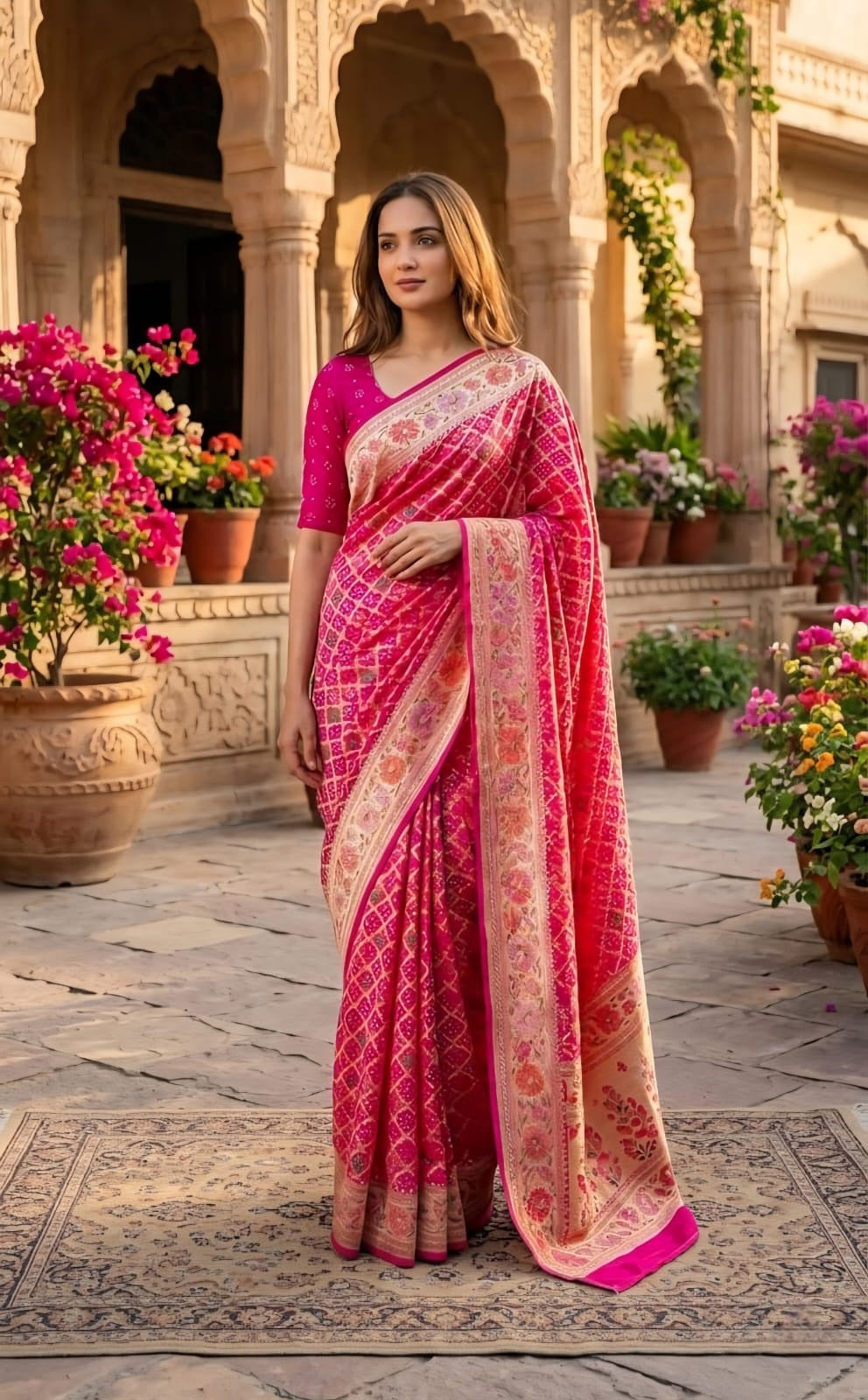 Luxury Tilfi Meenakari Sarees