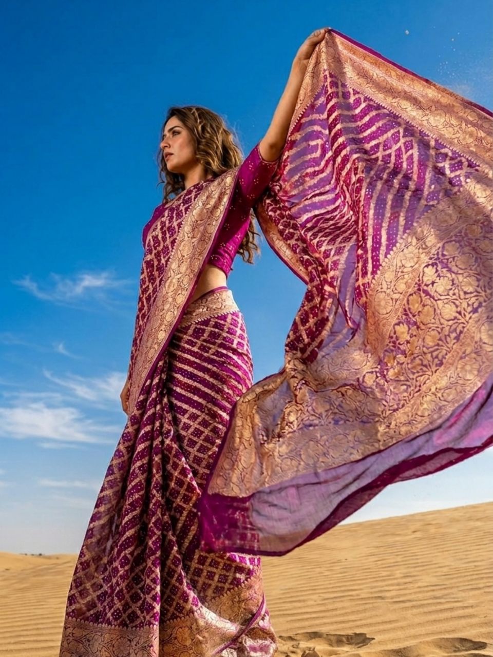 Classic Bandhani Sarees