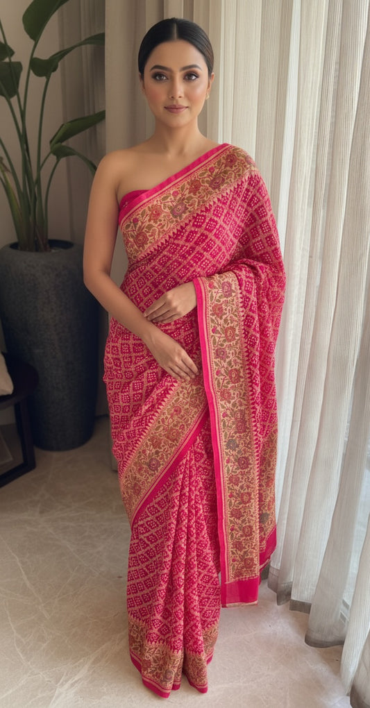 Kritika - A Star Meenakari Motif Saree