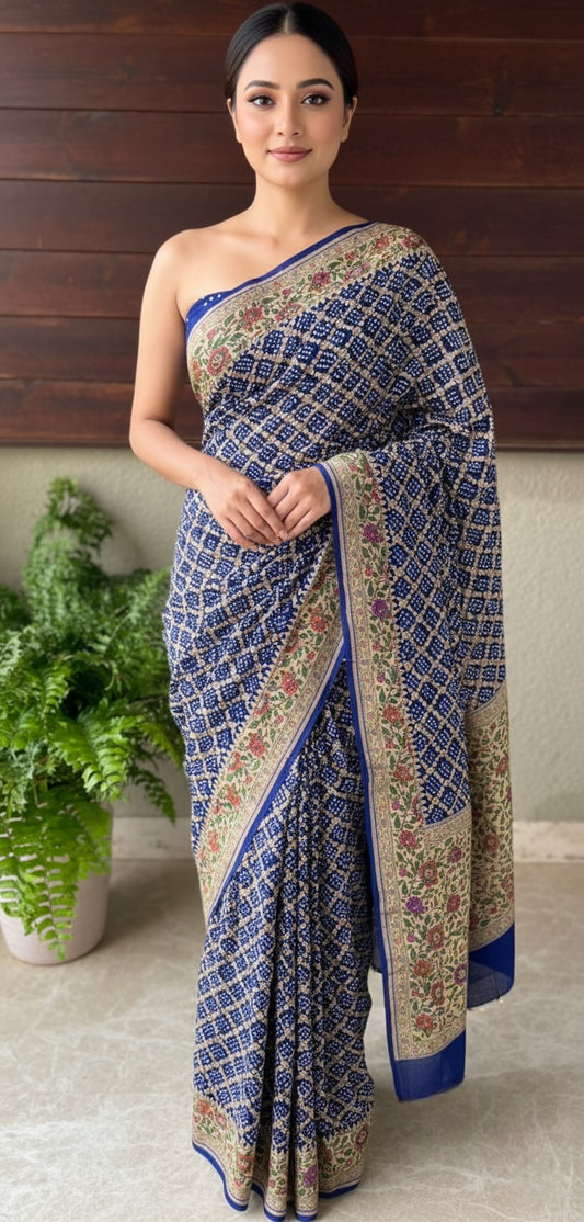 Diti - Brilliance Meenakari Motif Saree