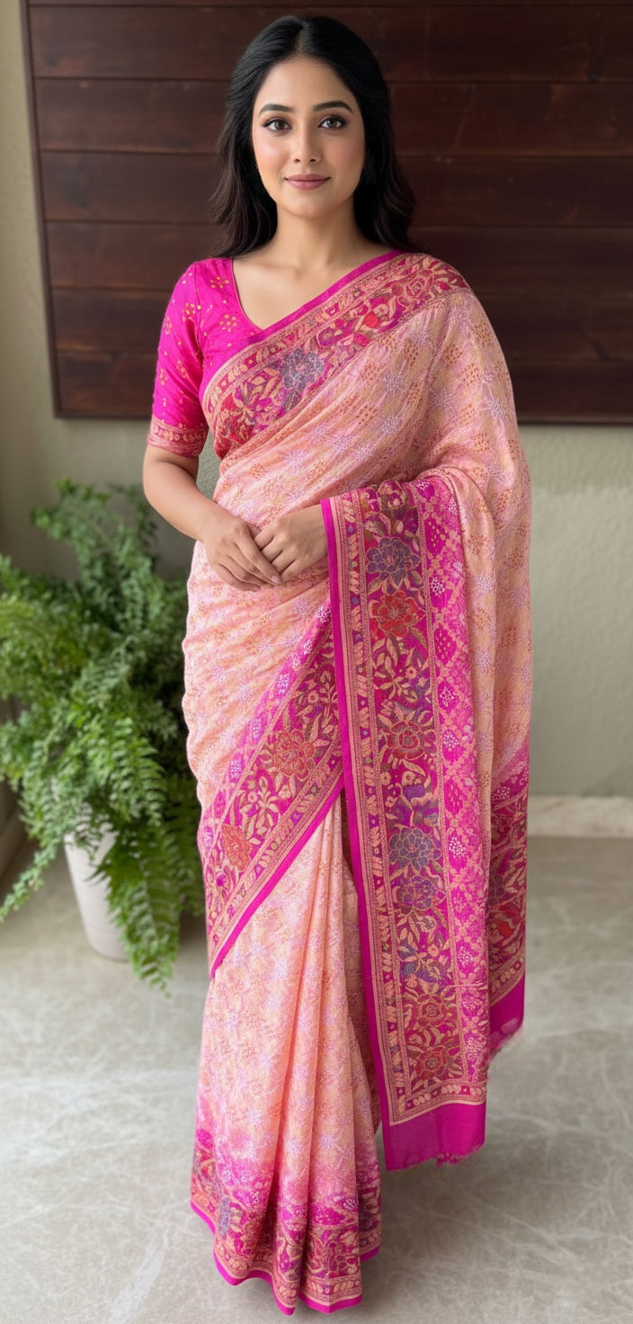 Hetvi - Love Meenakari Motif Saree