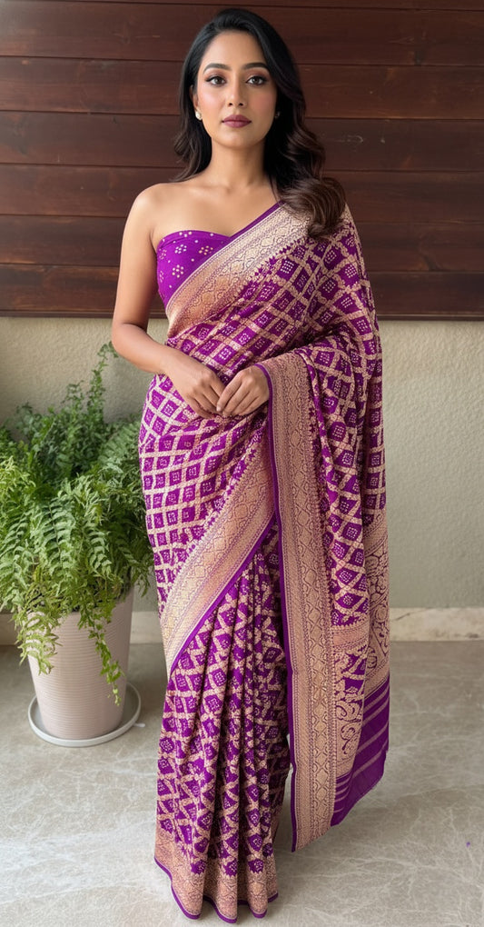 Manya - Star of the Sea Saree