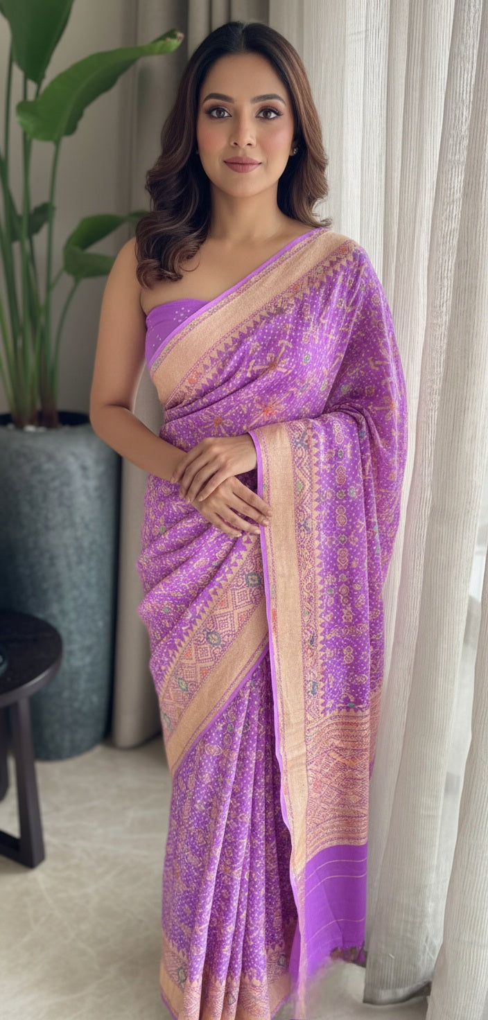 Chaaya - Reflection of Self Meenakari Saree